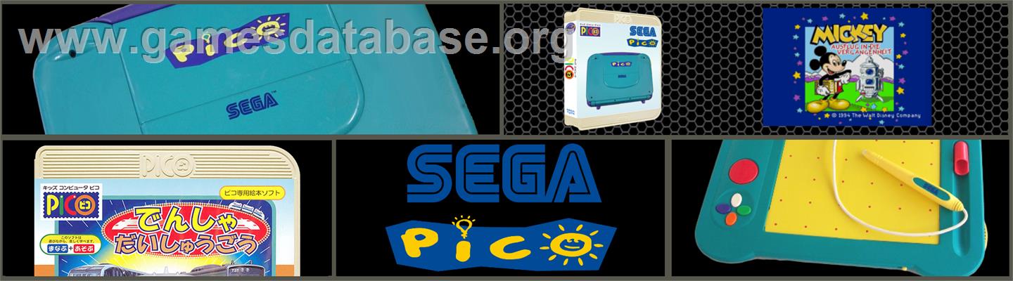 Mickey - Ausflug in die Vergangenheit - Sega Pico - Artwork - Marquee