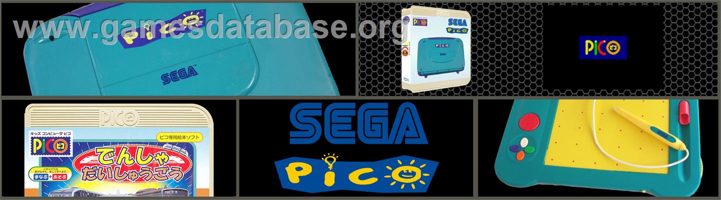 Professor Pico und das Malkasten Puzzle - Sega Pico - Artwork - Marquee