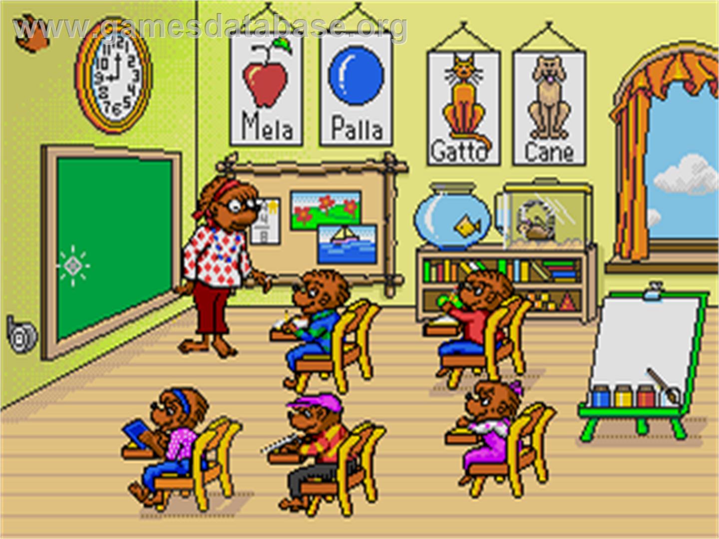 Giorno di Scuola degli Orsi Berenstain, Un - Sega Pico - Artwork - In Game