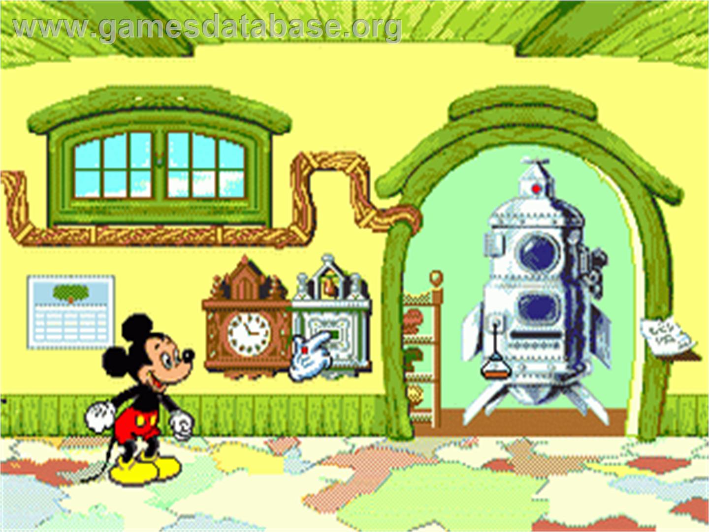 Mickey's Blast into the Past - Sega Pico - Artwork - In Game