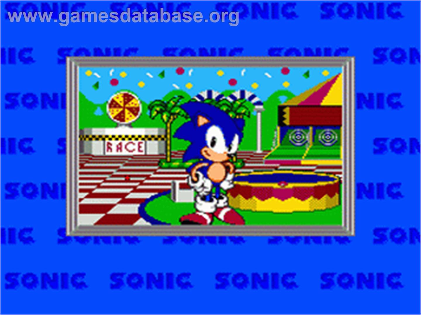 Sonic The Hedgehog's Gameworld - Sega Pico - Artwork - In Game