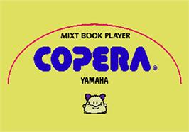 Title screen of Copera no Time Machine on the Sega Pico.
