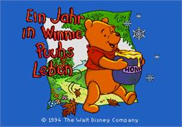 Title screen of Ein Jahr in Winnie Puuhs Leben on the Sega Pico.