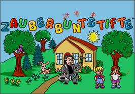 Title screen of Zauberbuntstifte on the Sega Pico.