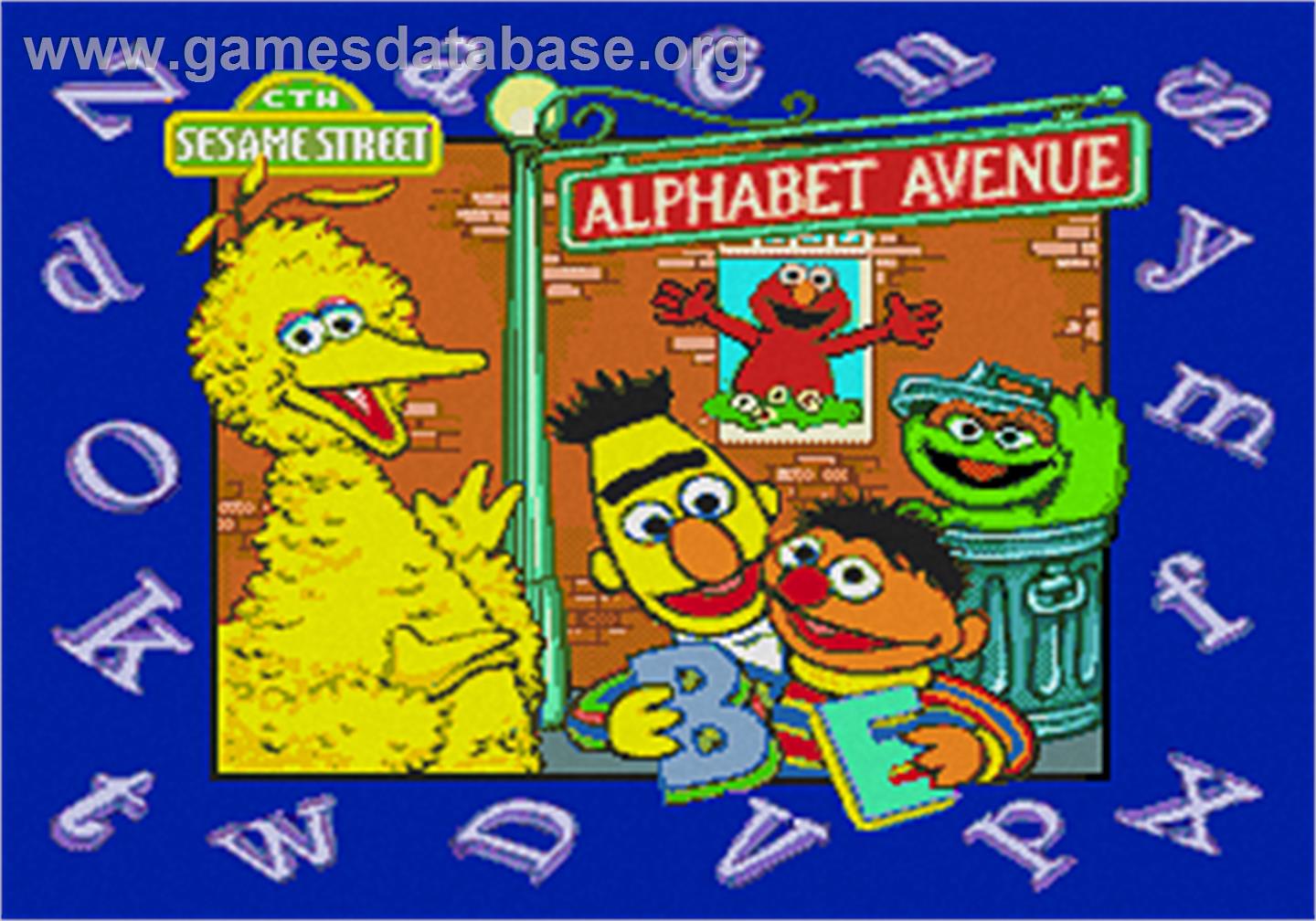 Sesame Street - Alphabet Avenue - Sega Pico - Artwork - Title Screen