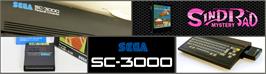 Arcade Cabinet Marquee for Sinbad Mystery.