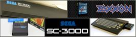 Arcade Cabinet Marquee for Zaxxon.