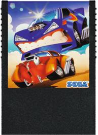 Cartridge artwork for Pacar on the Sega SG-1000.