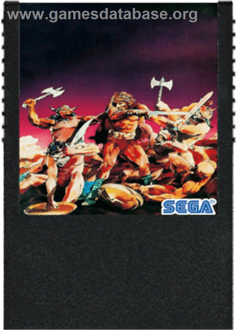 Black Onyx - Sega SG-1000 - Artwork - Cartridge