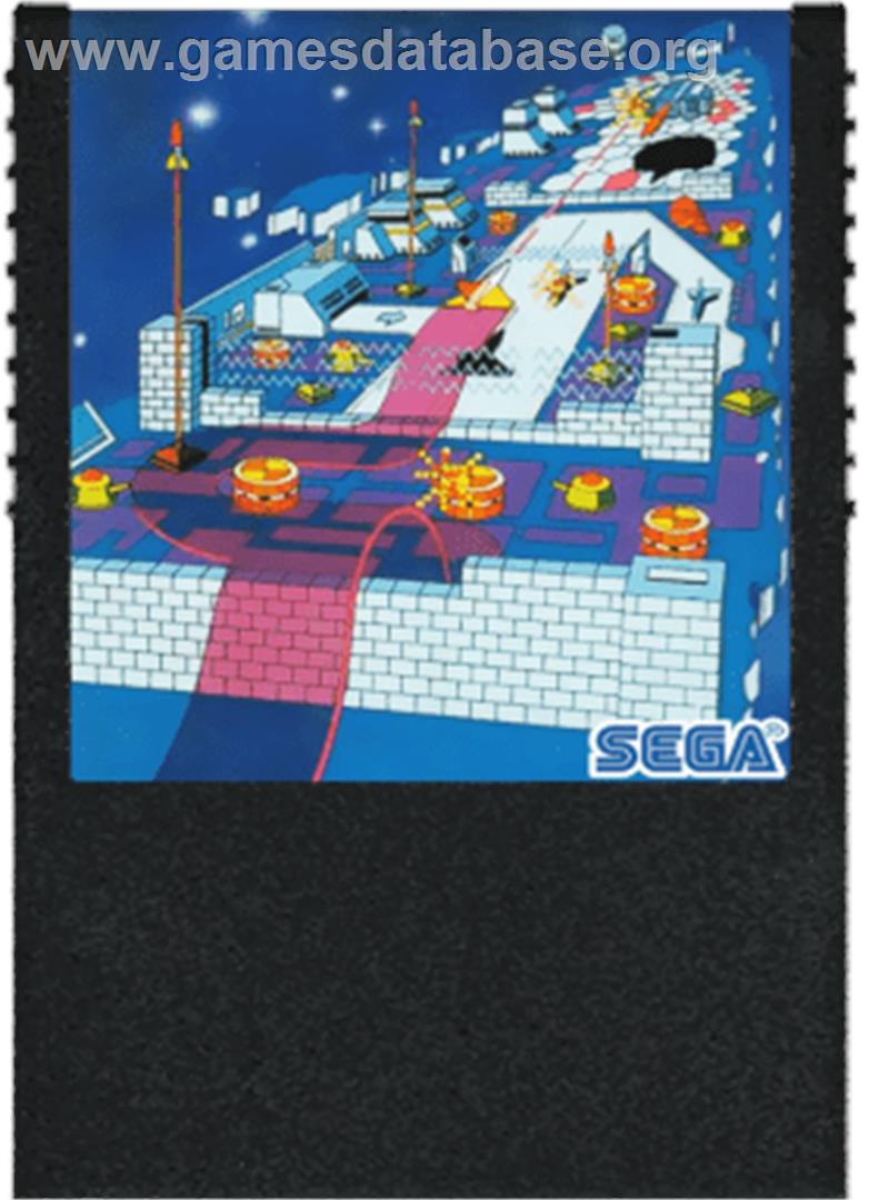 Zaxxon - Sega SG-1000 - Artwork - Cartridge