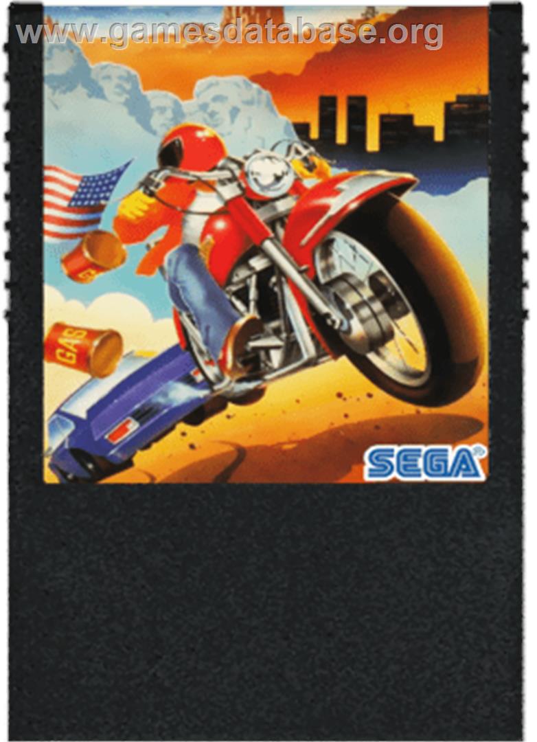 Zippy Race - Sega SG-1000 - Artwork - Cartridge