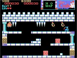 In game image of Castle on the Sega SG-1000.