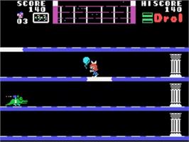 In game image of Drol on the Sega SG-1000.