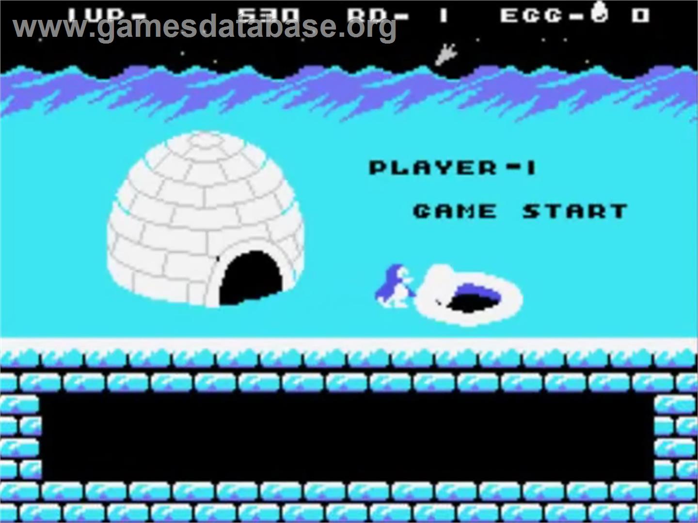 Doki Doki Penguin Land - Sega SG-1000 - Artwork - In Game