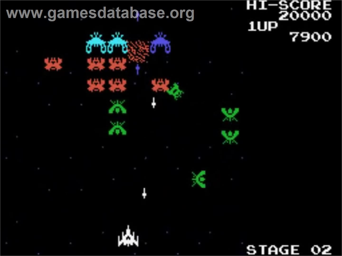 Galaga - Sega SG-1000 - Artwork - In Game