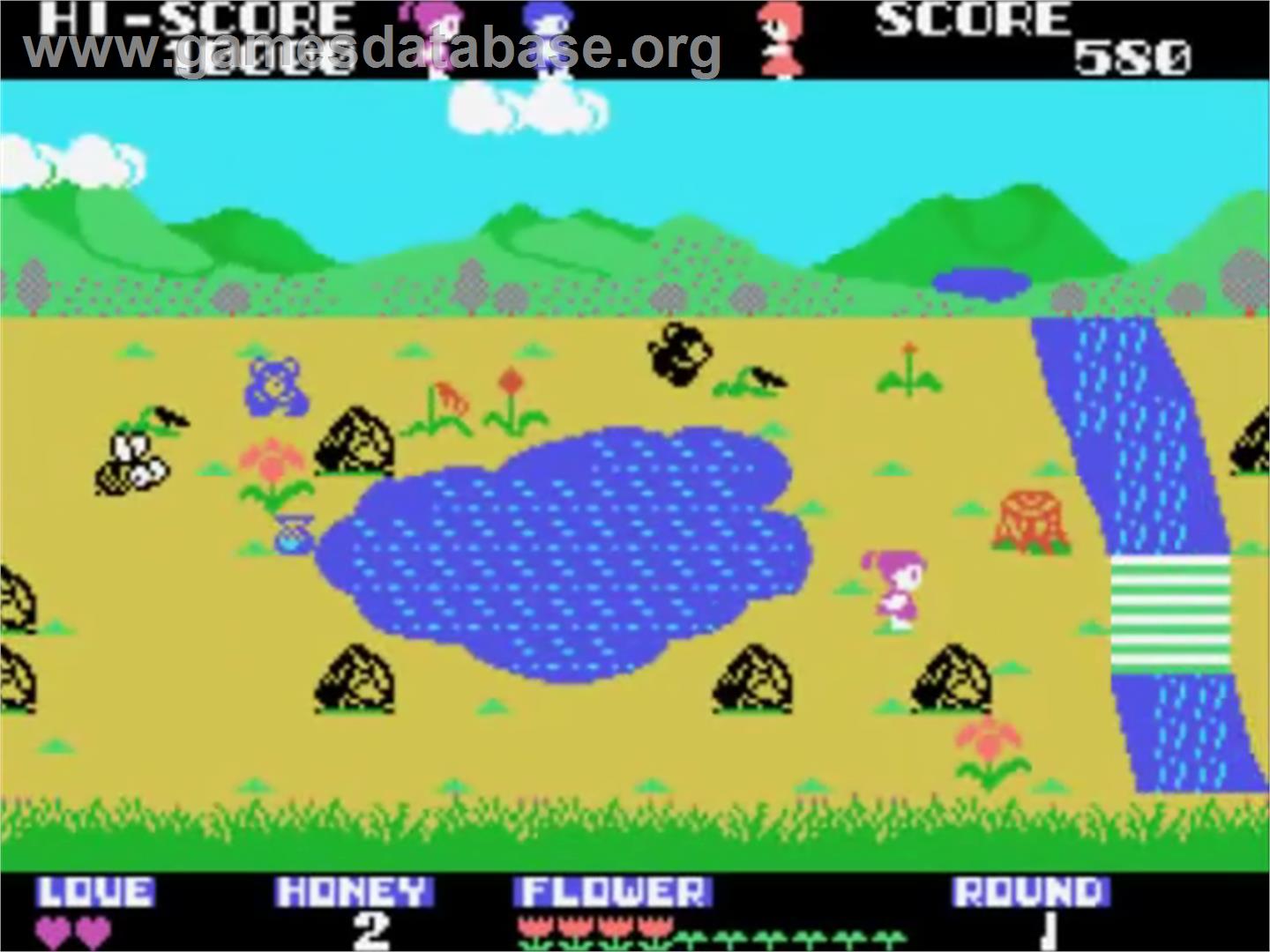 Girl's Garden - Sega SG-1000 - Artwork - In Game