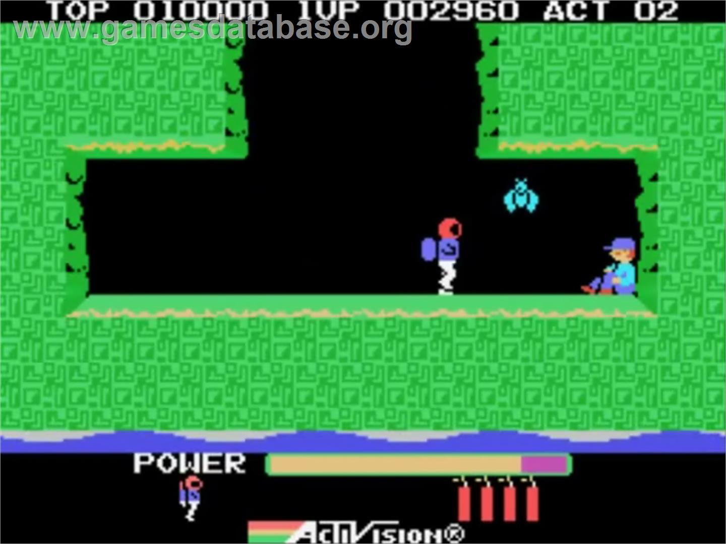 H.e.r.o. - Sega SG-1000 - Artwork - In Game