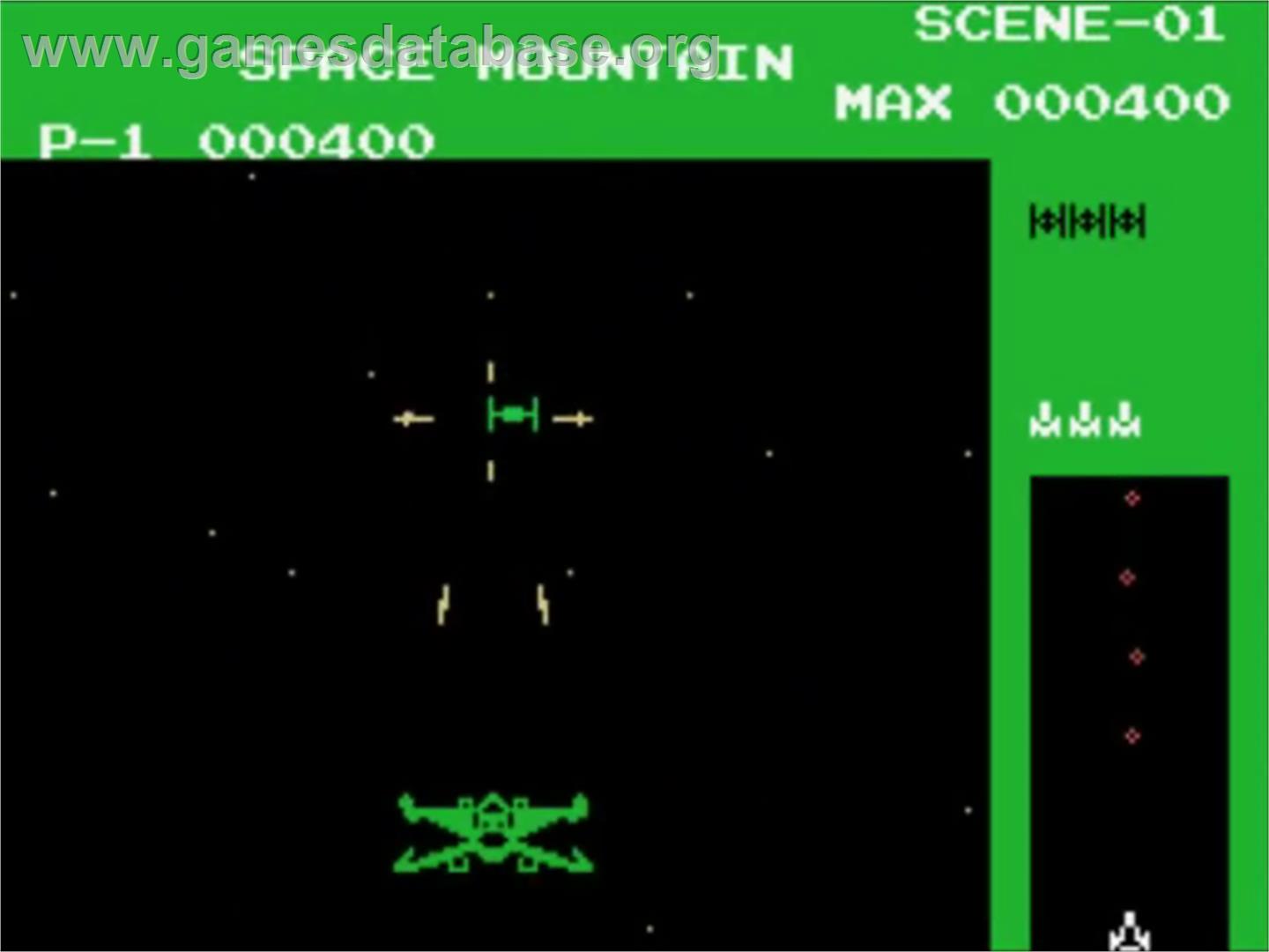 Space Mountain - Sega SG-1000 - Artwork - In Game