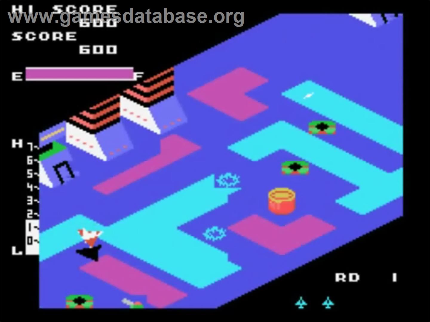 Zaxxon - Sega SG-1000 - Artwork - In Game
