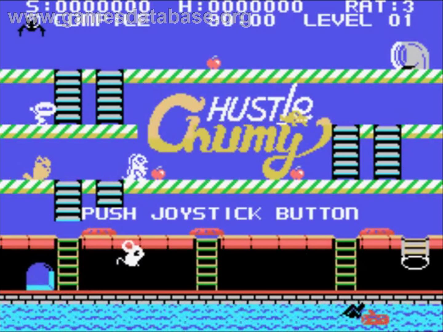 Hustle Chumy - Sega SG-1000 - Artwork - Title Screen