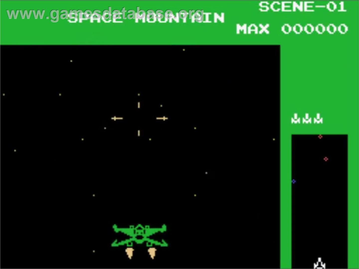 Space Mountain - Sega SG-1000 - Artwork - Title Screen