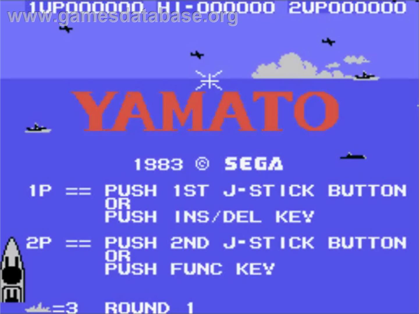 Yamato - Sega SG-1000 - Artwork - Title Screen