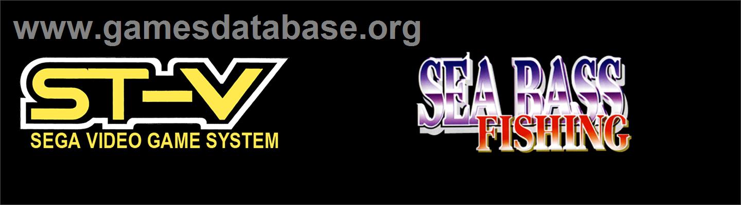 Sea Bass Fishing - Sega ST-V - Artwork - Marquee