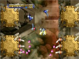 In game image of Radiant Silvergun on the Sega ST-V.
