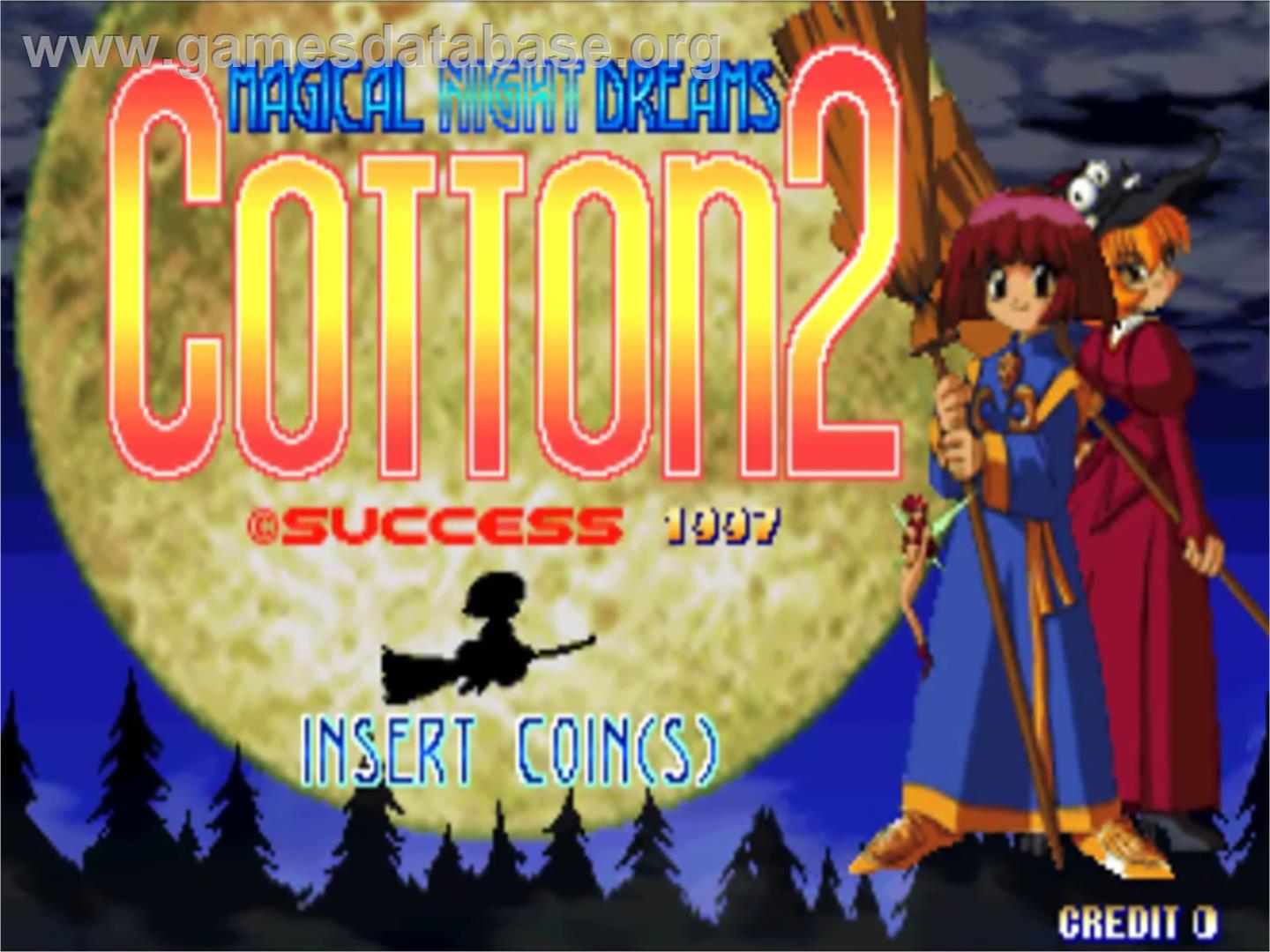 Cotton 2 - Sega ST-V - Artwork - Title Screen