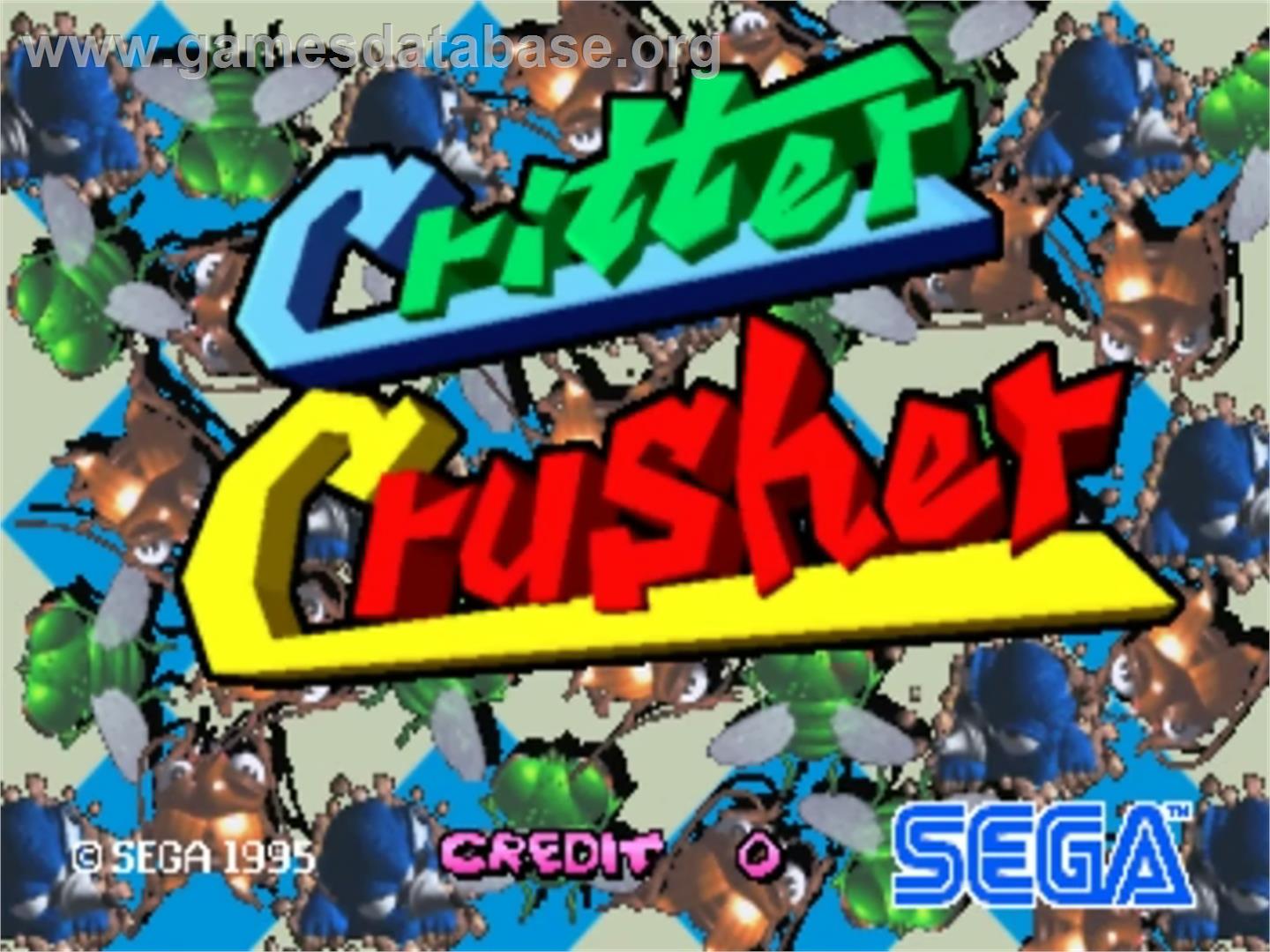 Critter Crusher - Sega ST-V - Artwork - Title Screen