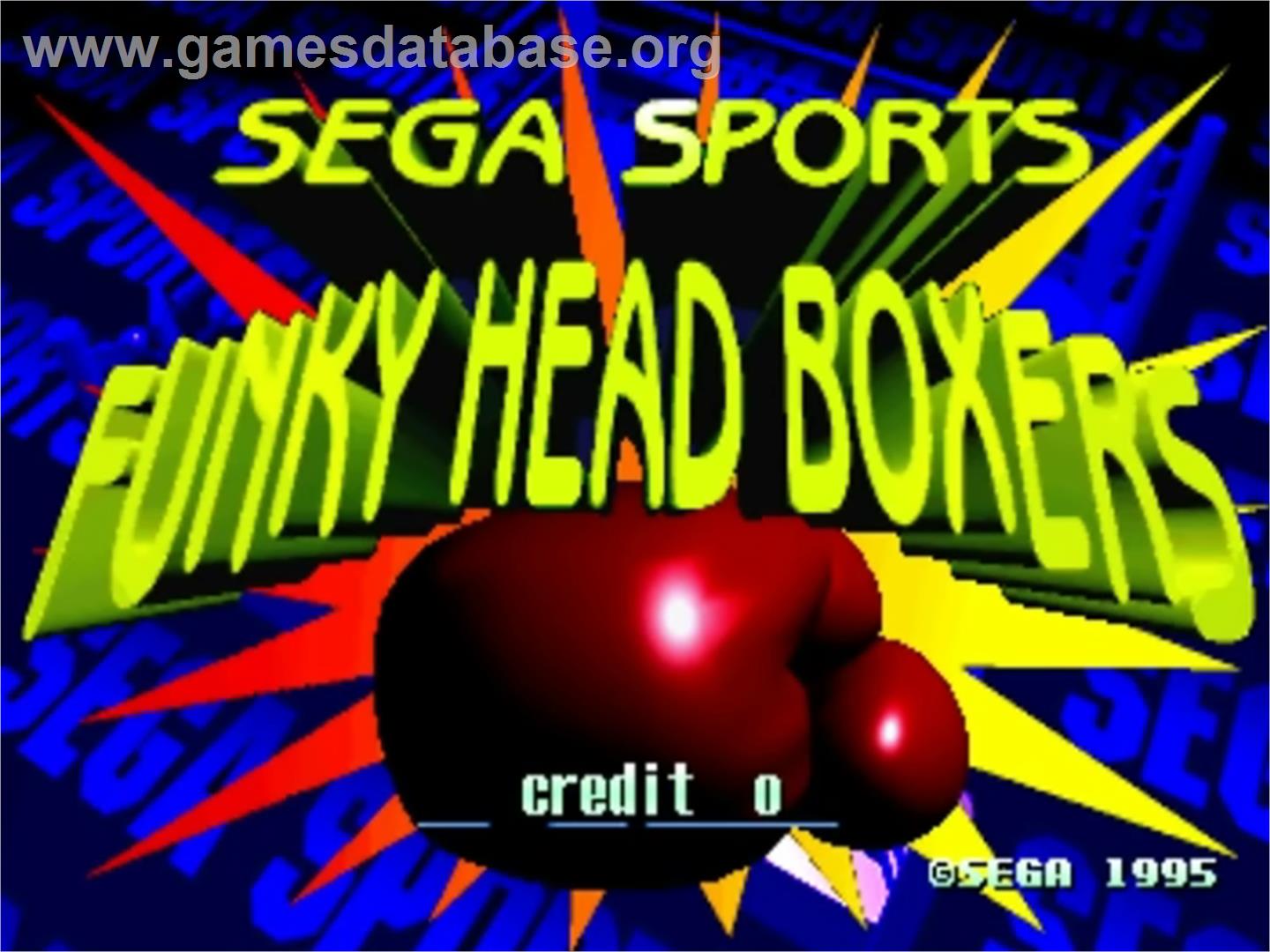 Funky Head Boxers - Sega ST-V - Artwork - Title Screen