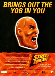 Advert for Street Racer on the Microsoft DOS.