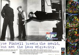 Advert for True Pinball on the Sony Playstation.