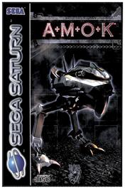 Box cover for Amok on the Sega Saturn.