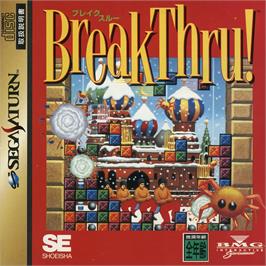 Box cover for BreakThru! on the Sega Saturn.