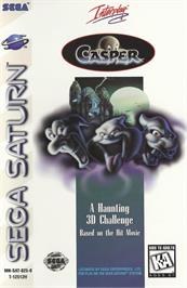 Box cover for Casper on the Sega Saturn.
