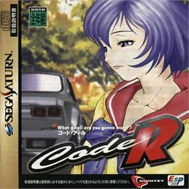 Box cover for Code R on the Sega Saturn.