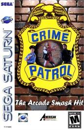 Box cover for Crime Patrol on the Sega Saturn.