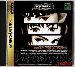 Box cover for Dead or Alive on the Sega Saturn.