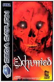 Box cover for Exhumed on the Sega Saturn.