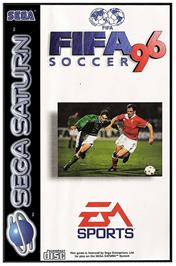 Box cover for FIFA 96 on the Sega Saturn.