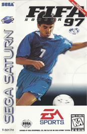 Box cover for FIFA 97 on the Sega Saturn.