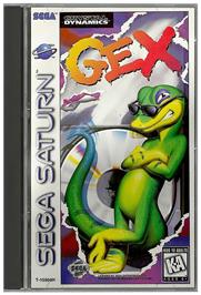 Box cover for Gex on the Sega Saturn.
