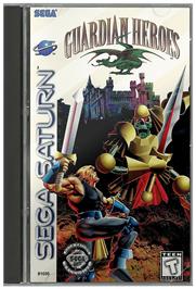 Box cover for Guardian Heroes on the Sega Saturn.