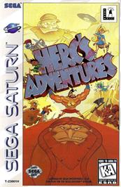 Box cover for Herc's Adventures on the Sega Saturn.