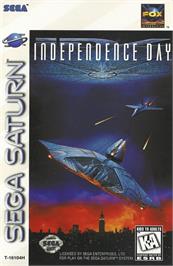 Box cover for Independence Day on the Sega Saturn.