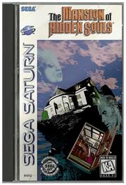 Box cover for Mansion of Hidden Souls on the Sega Saturn.