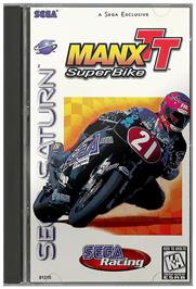 Box cover for Manx TT SuperBike on the Sega Saturn.