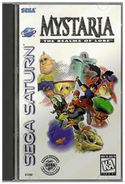 Box cover for Mystaria: The Realms of Lore on the Sega Saturn.