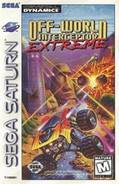 Box cover for Off-World Interceptor Extreme on the Sega Saturn.